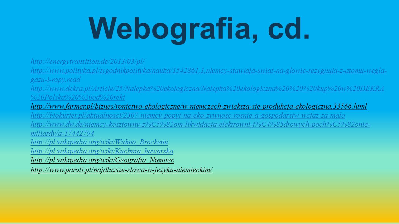 Webografia, cd.