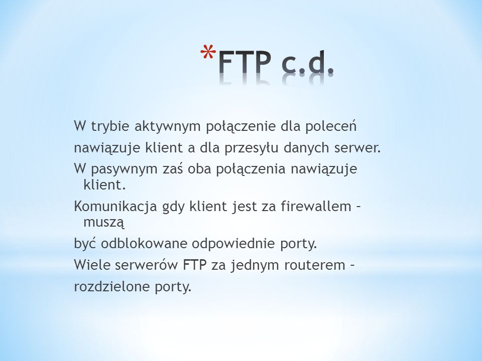 FTP c.d.