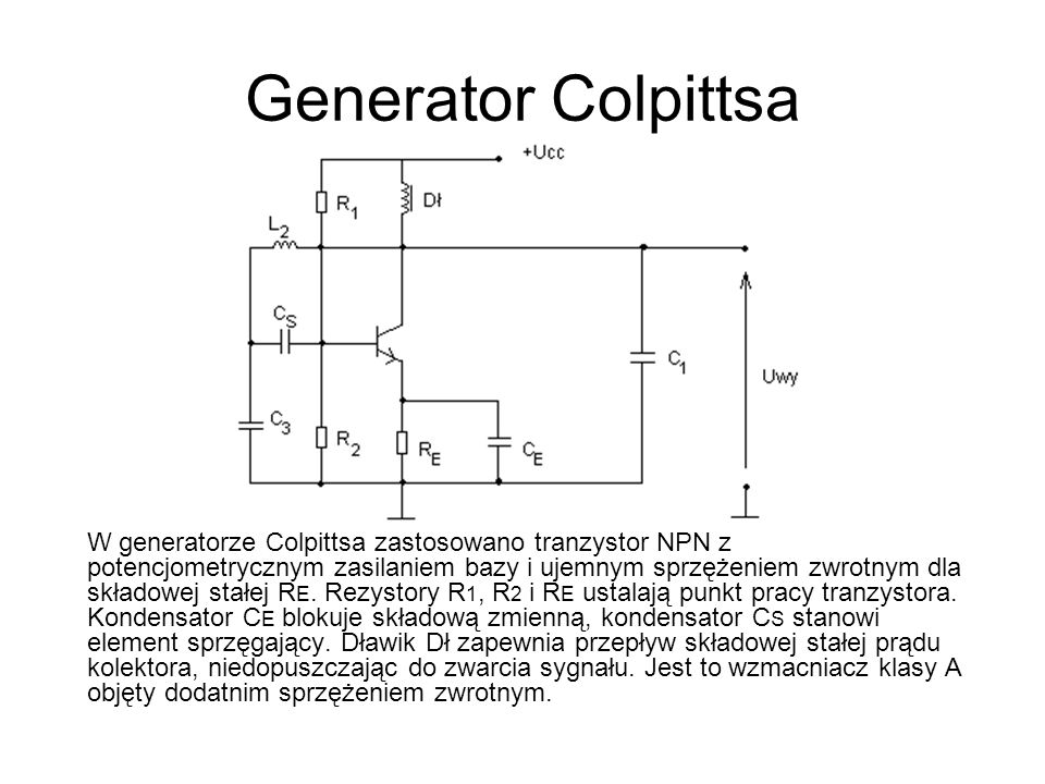 Generator Colpittsa