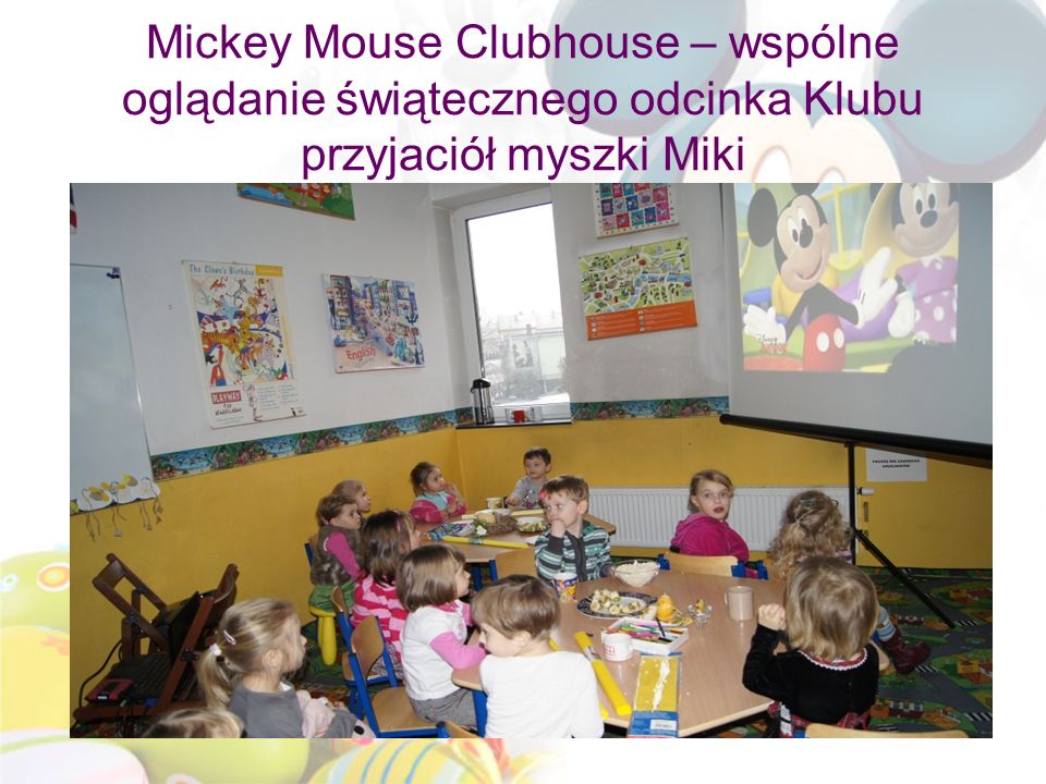 Mickey Mouse Clubhouse – wspólne oglądanie świątecznego odcinka Klubu przyjaciół myszki Miki