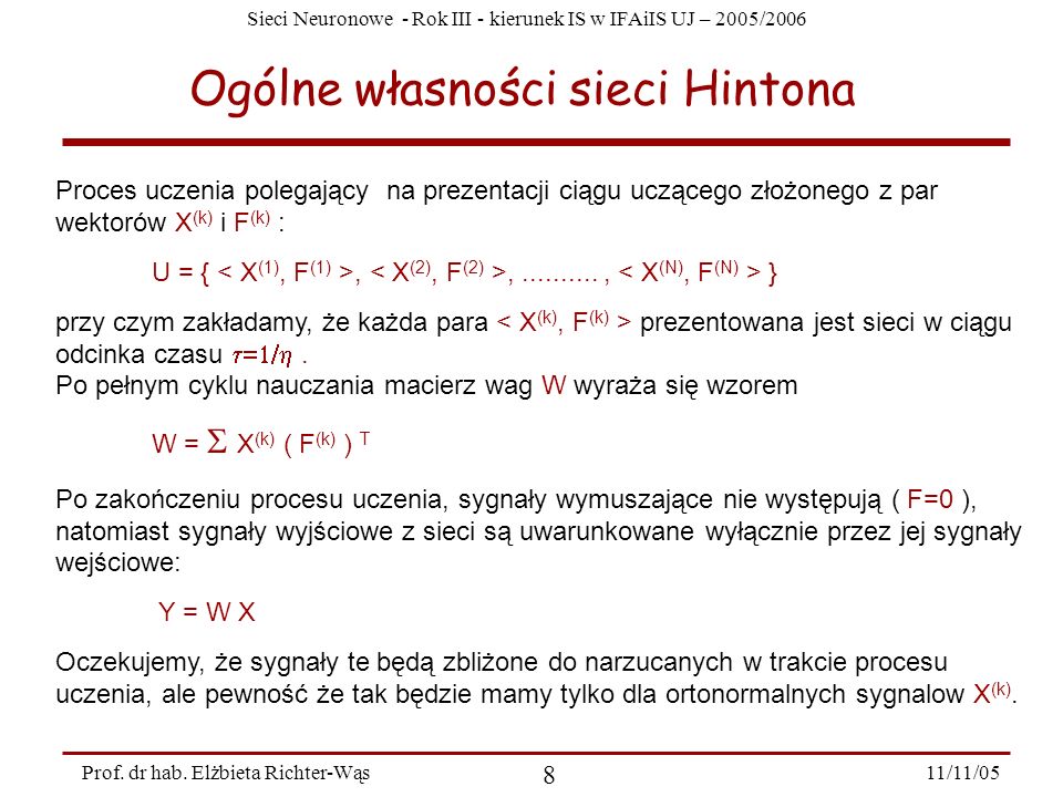 Sieci Pamieci Skojarzeniowej Ppt Pobierz