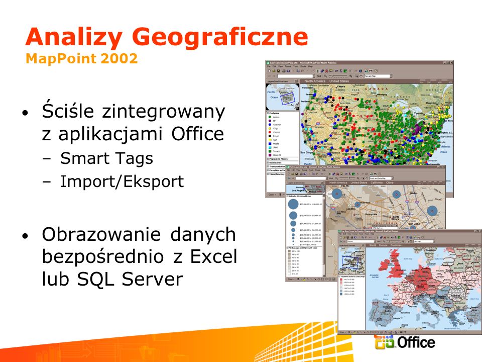 Analizy Geograficzne MapPoint 2002