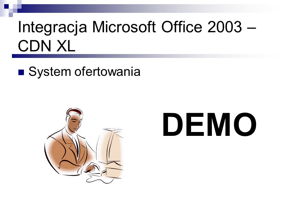 Integracja Microsoft Office 2003 – CDN XL