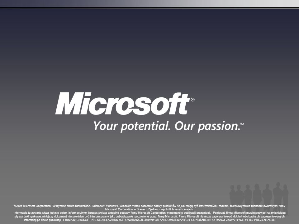 ©2006 Microsoft Corporation. Wszystkie prawa zastrzeżone