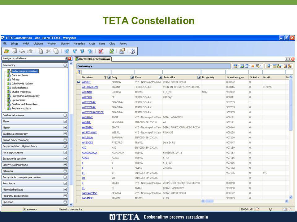 TETA Constellation TETA Constellation to pakiet ERP