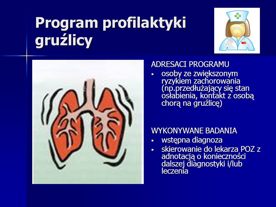 Program profilaktyki gruźlicy