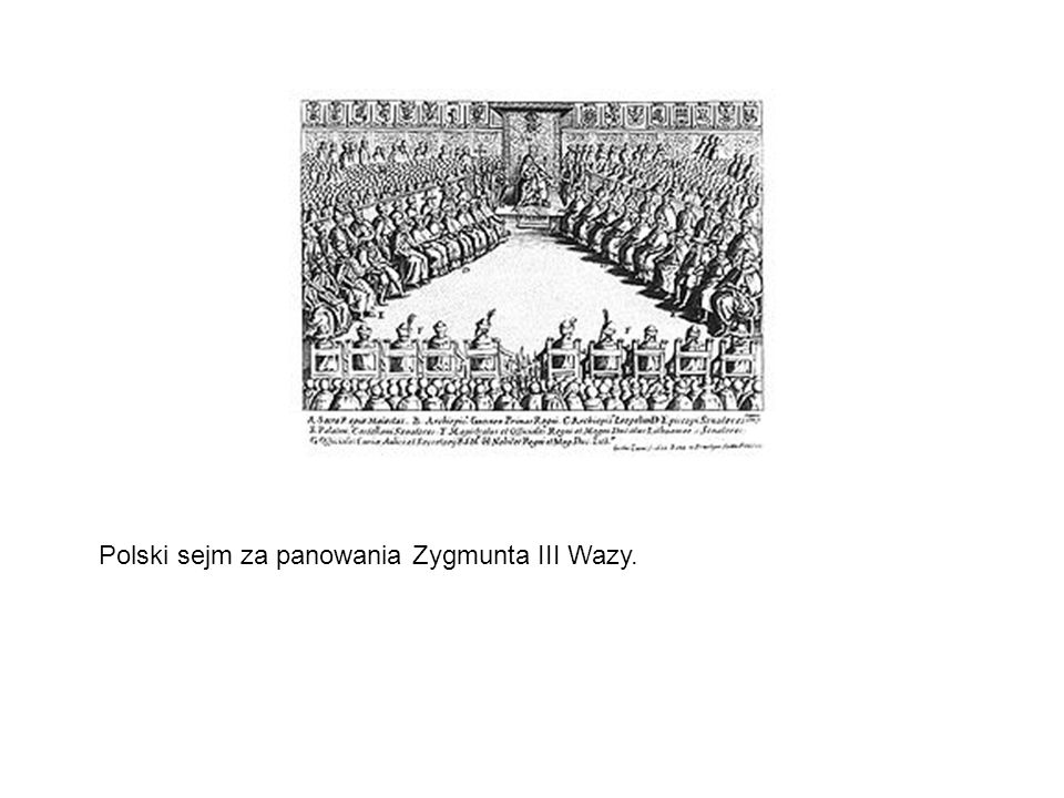 Polski sejm za panowania Zygmunta III Wazy.