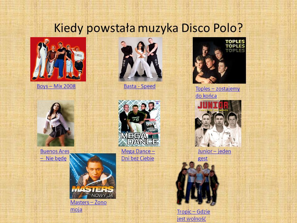 Kiedy powstała muzyka Disco Polo