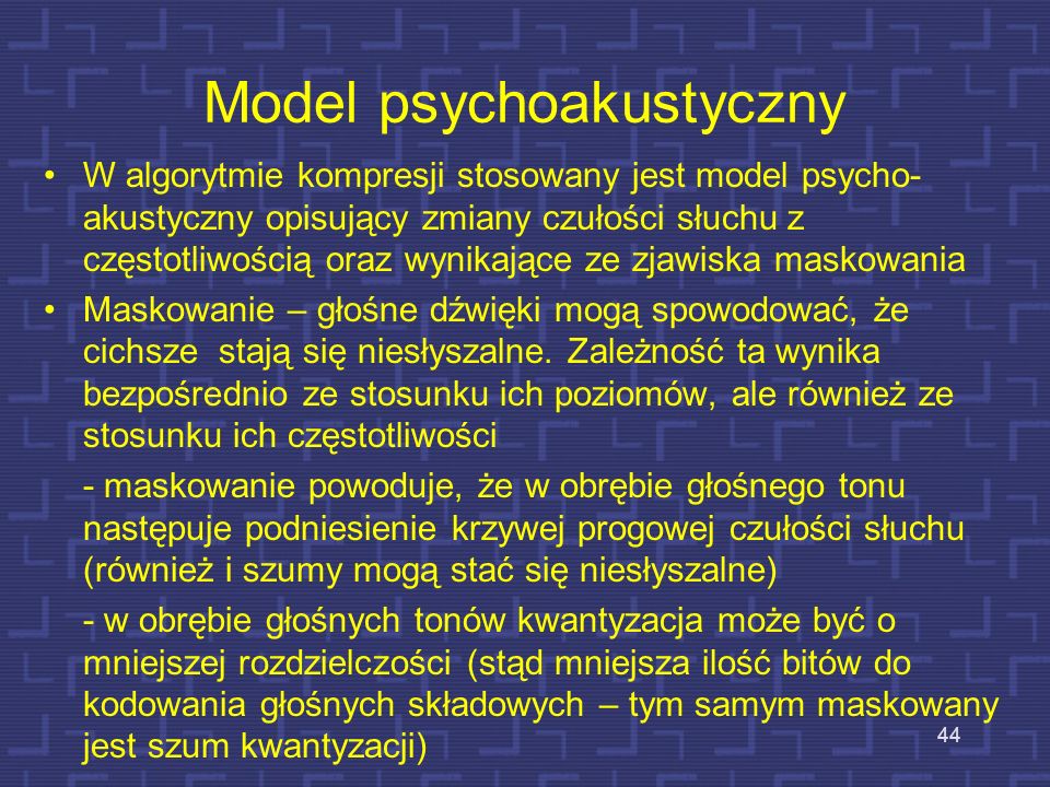 Model psychoakustyczny