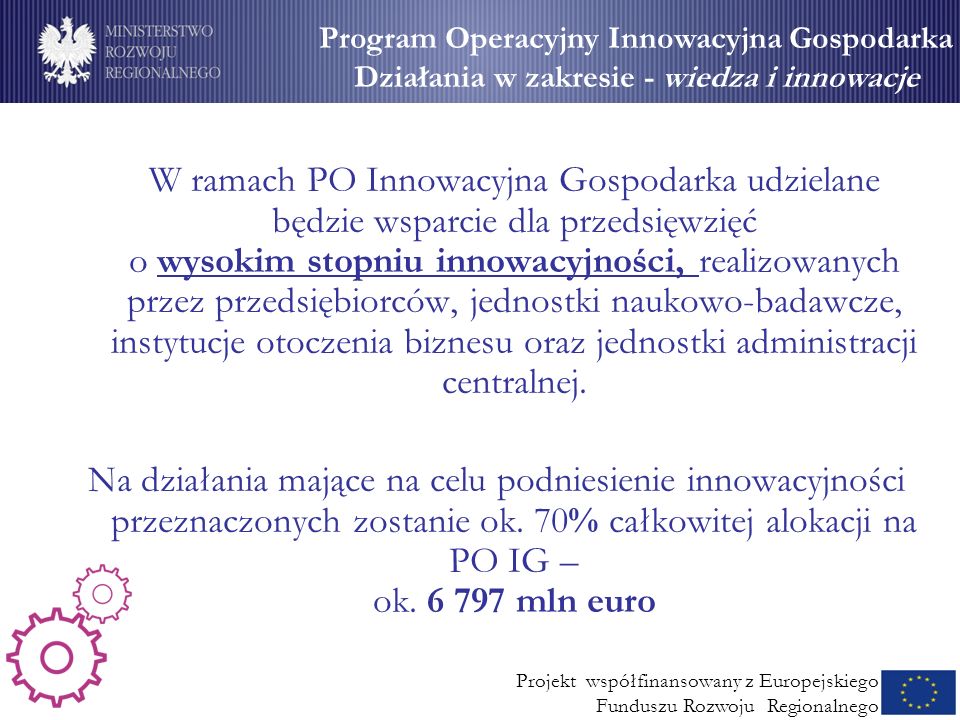 Program Operacyjny Innowacyjna Gospodarka