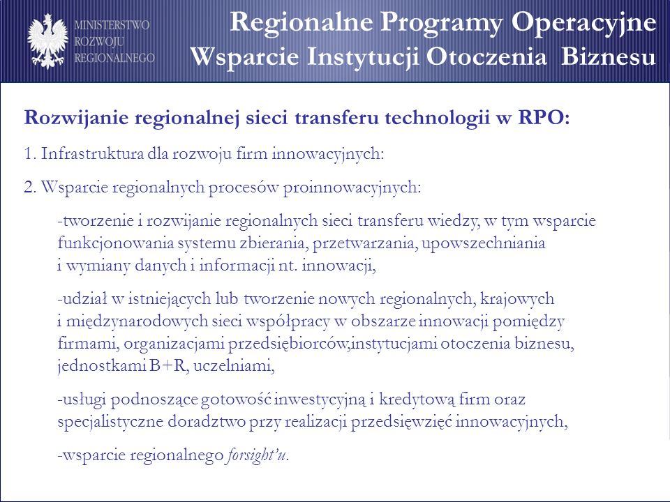 Regionalne Programy Operacyjne