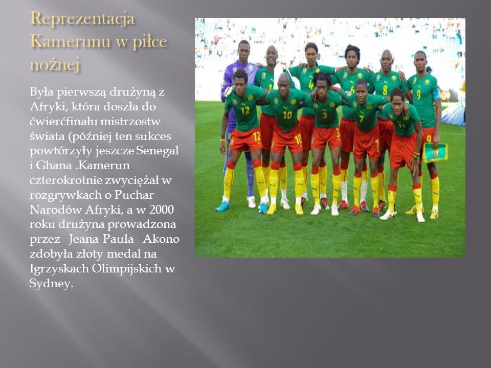Reprezentacja Kamerunu w piłce nożnej