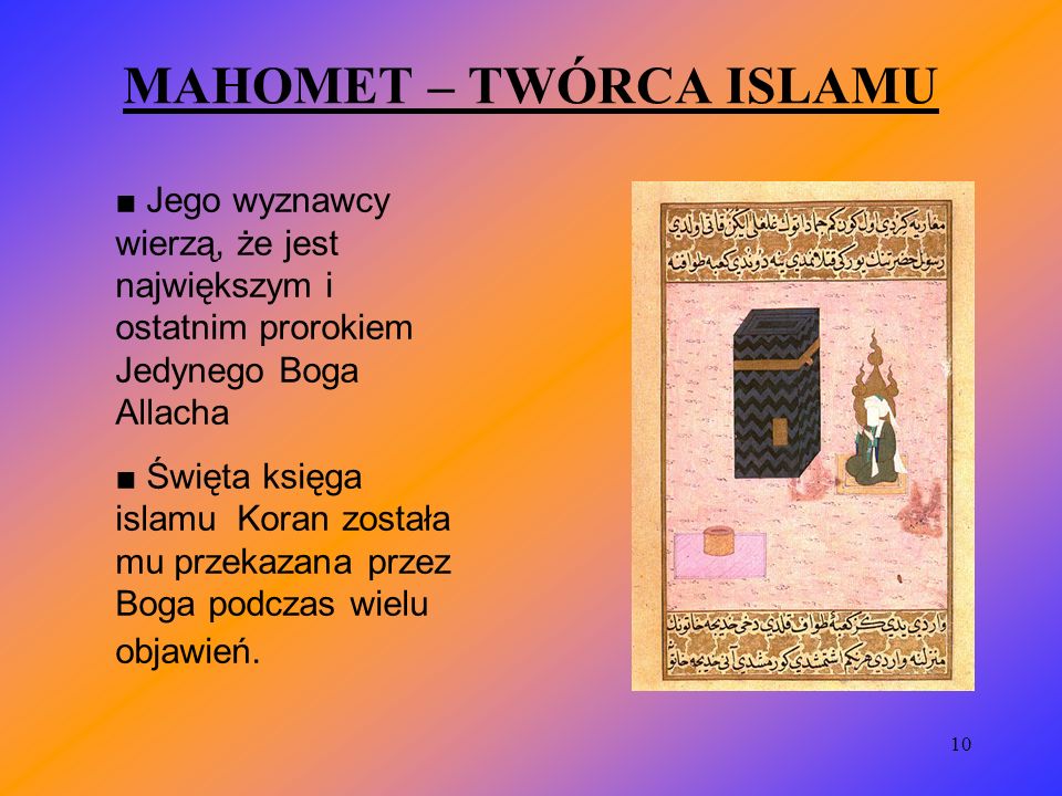 MAHOMET – TWÓRCA ISLAMU