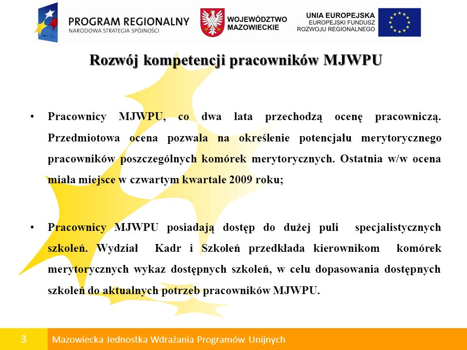 Rozwój kompetencji pracowników MJWPU