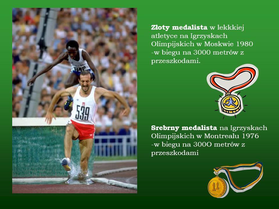 Złoty medalista w lekkkiej atletyce na Igrzyskach Olimpijskich w Moskwie 1980