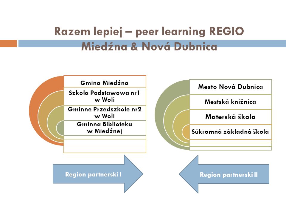 Razem lepiej – peer learning REGIO Miedźna & Nová Dubnica
