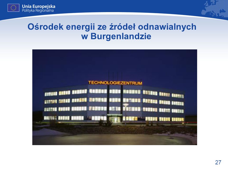 Ośrodek energii ze źródeł odnawialnych w Burgenlandzie
