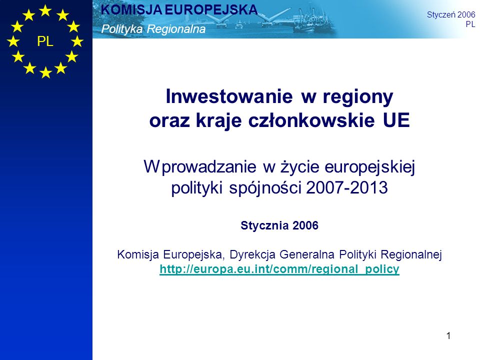 Inwestowanie w regiony oraz kraje członkowskie UE