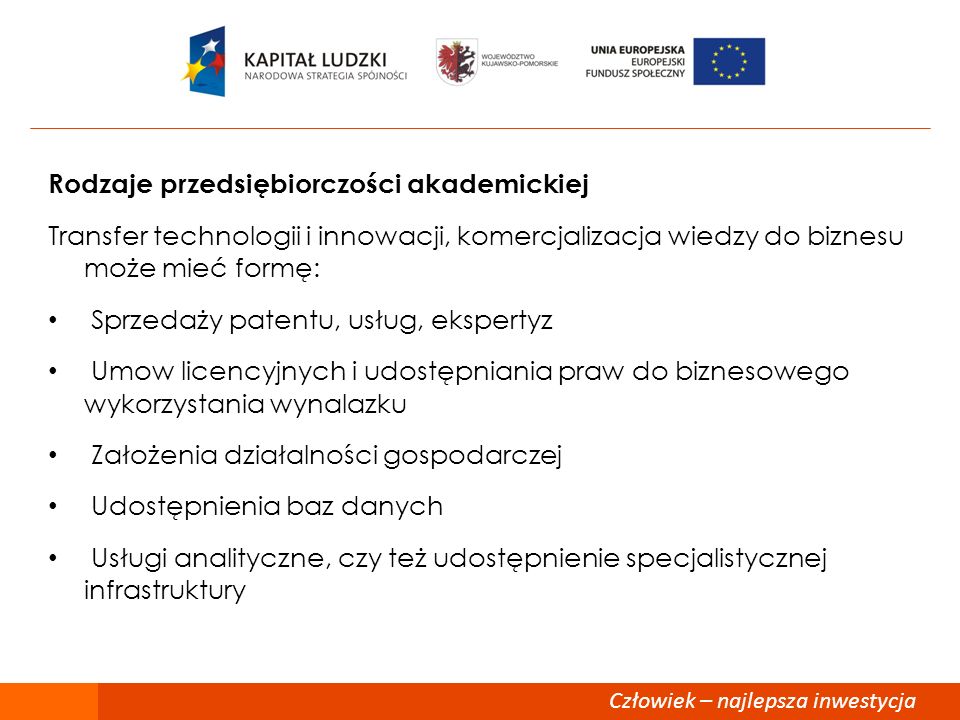 Przedsiębiorczość Akademicka – Założenia I Możliwości - Ppt Pobierz