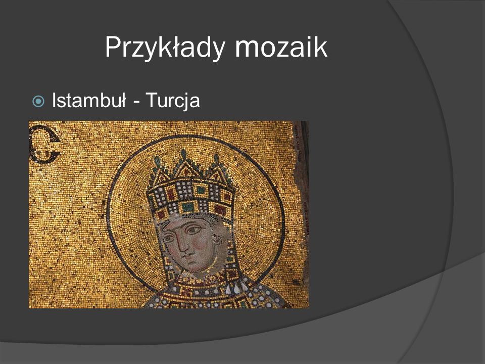 Przykłady mozaik Istambuł - Turcja