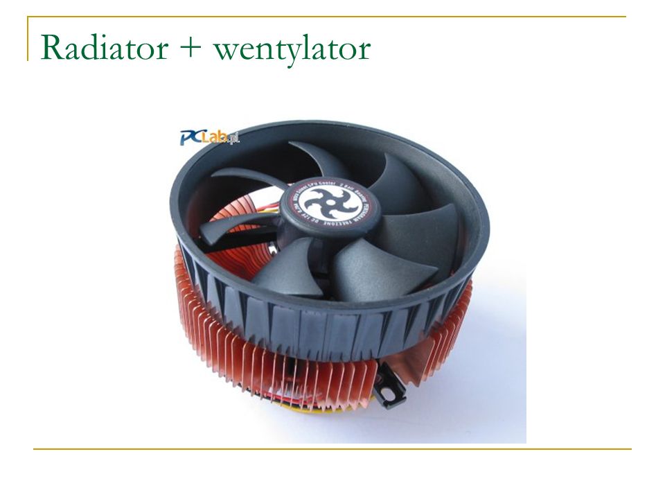 Radiator + wentylator