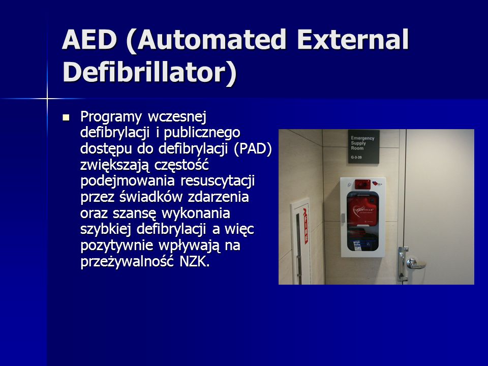 AED (Automated External Defibrillator)