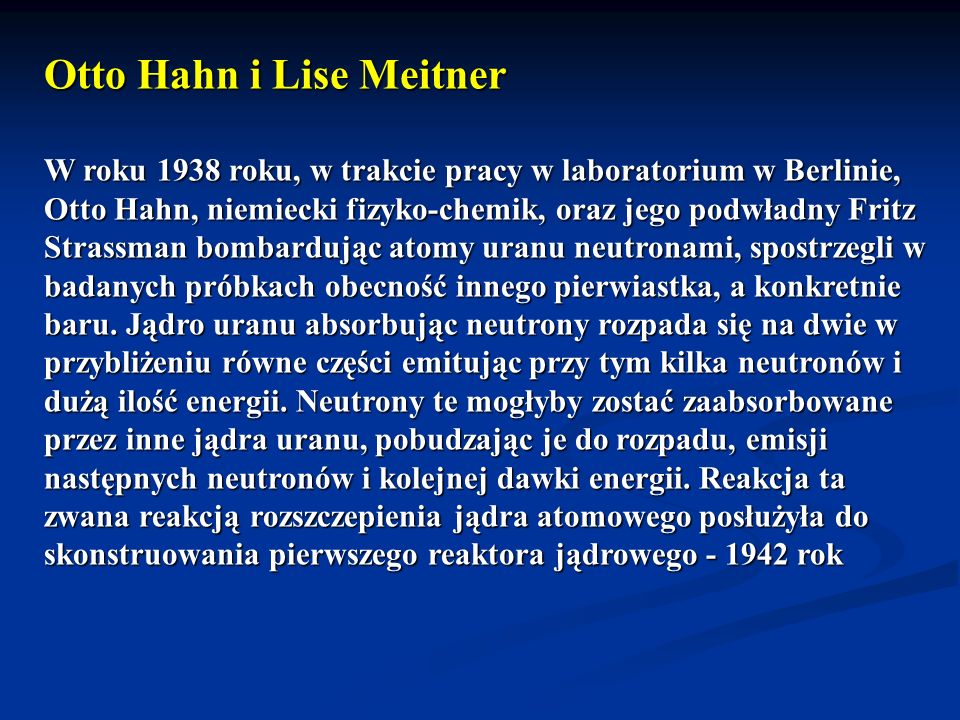 Otto Hahn i Lise Meitner