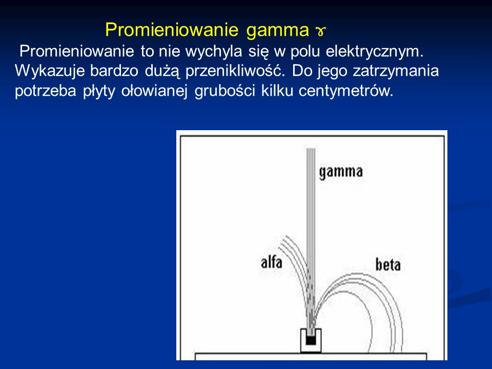Promieniowanie gamma ɤ