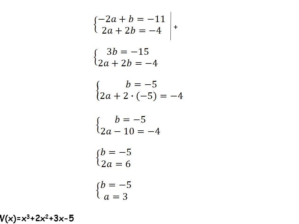 + W(x)=x3+2x2+3x-5