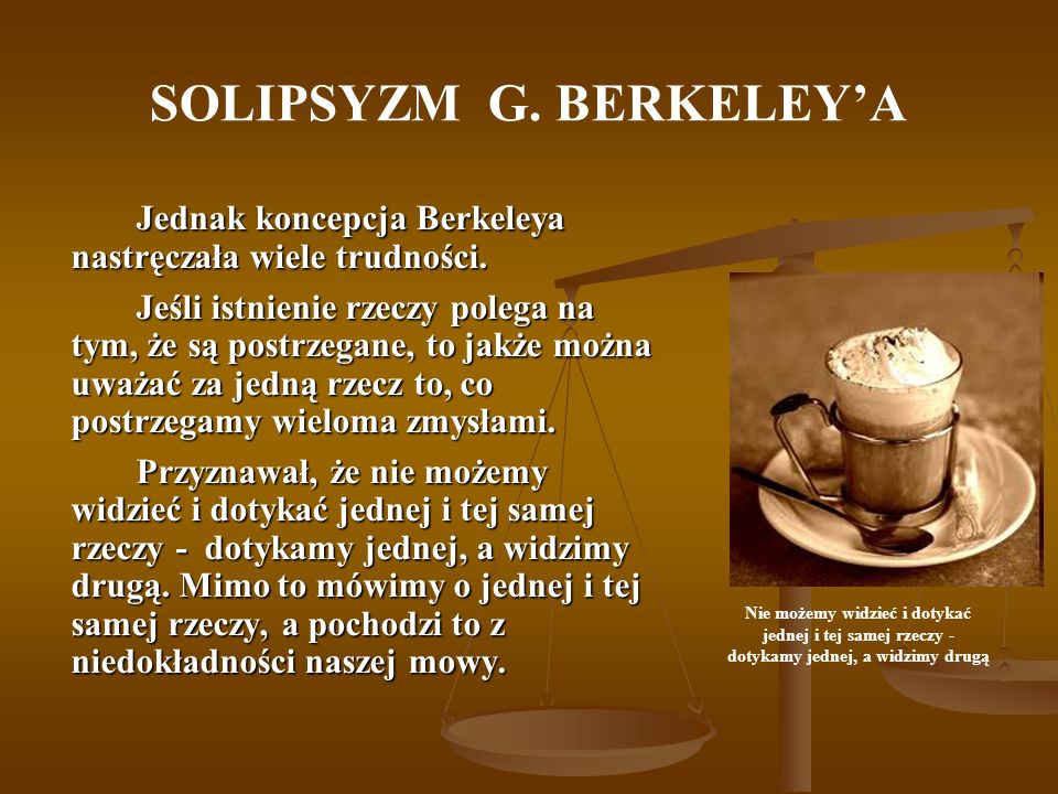 SOLIPSYZM G. BERKELEY’A