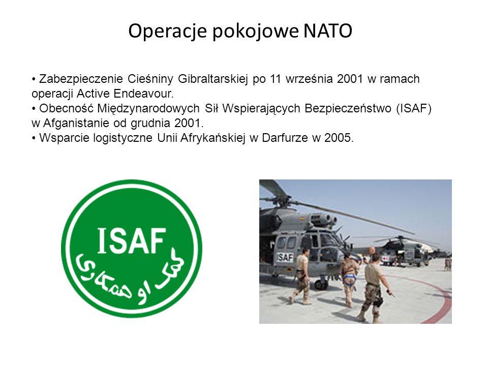Operacje pokojowe NATO