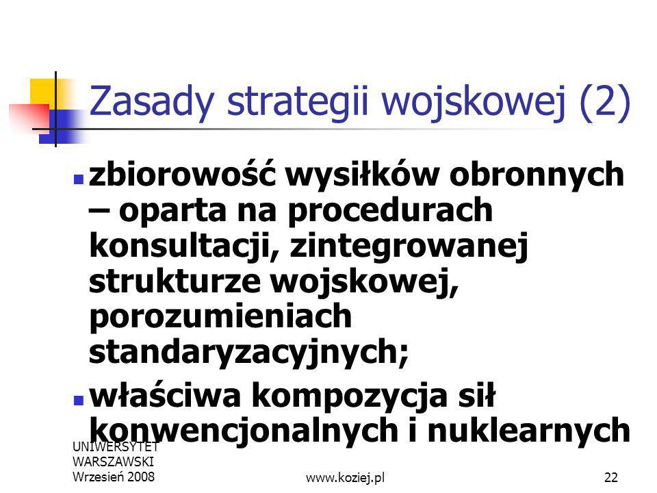 Zasady strategii wojskowej (2)