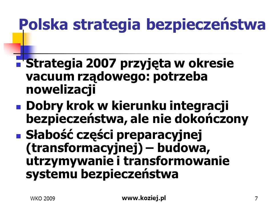 Polska strategia bezpieczeństwa