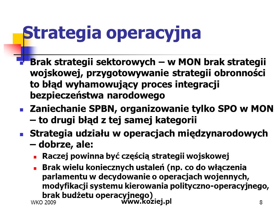 Strategia operacyjna
