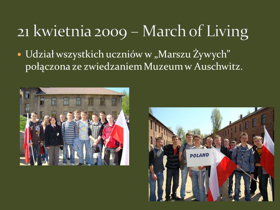 21 kwietnia 2009 – March of Living