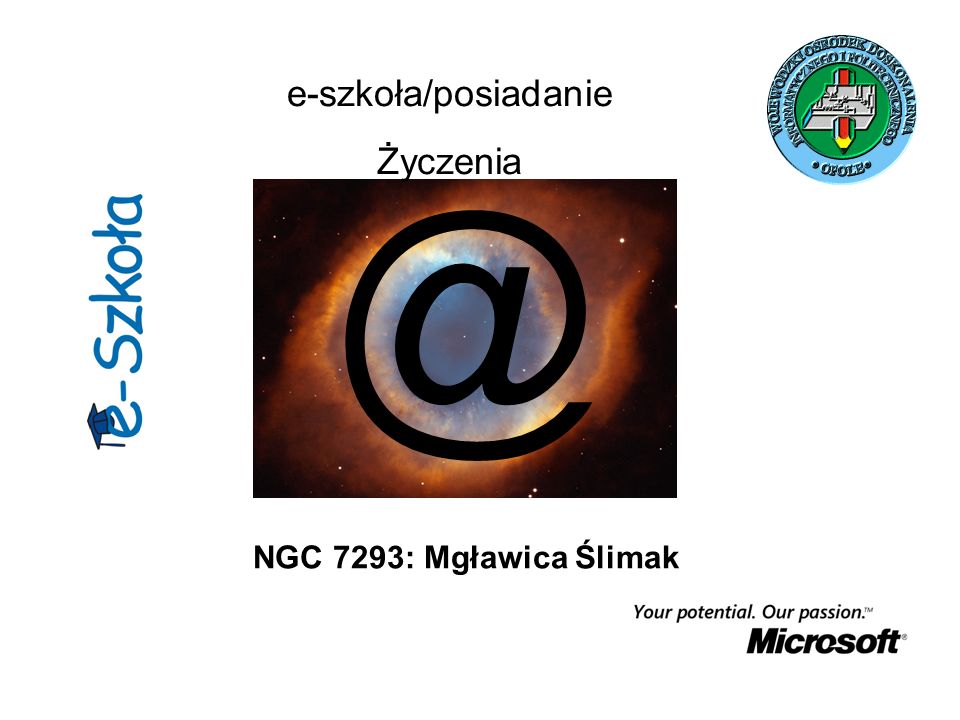 e-szkoła/posiadanie NGC 7293: Mgławica Ślimak