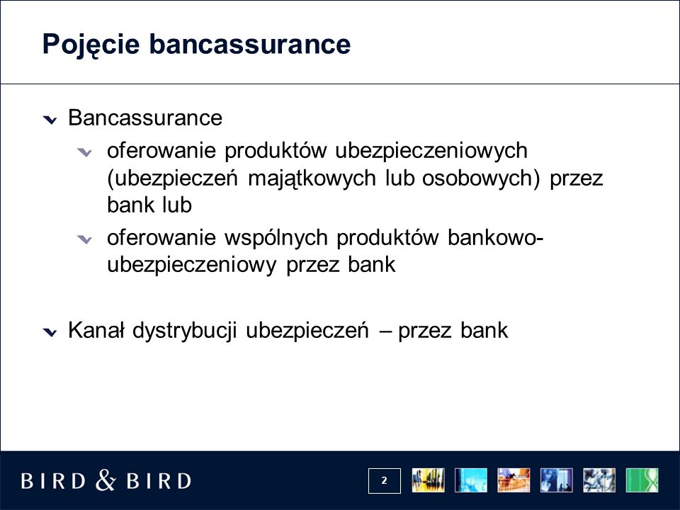 Pojęcie bancassurance