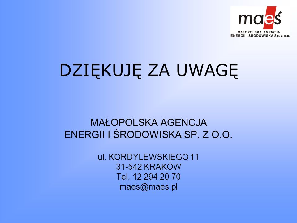ENERGII I ŚRODOWISKA SP. Z O.O.