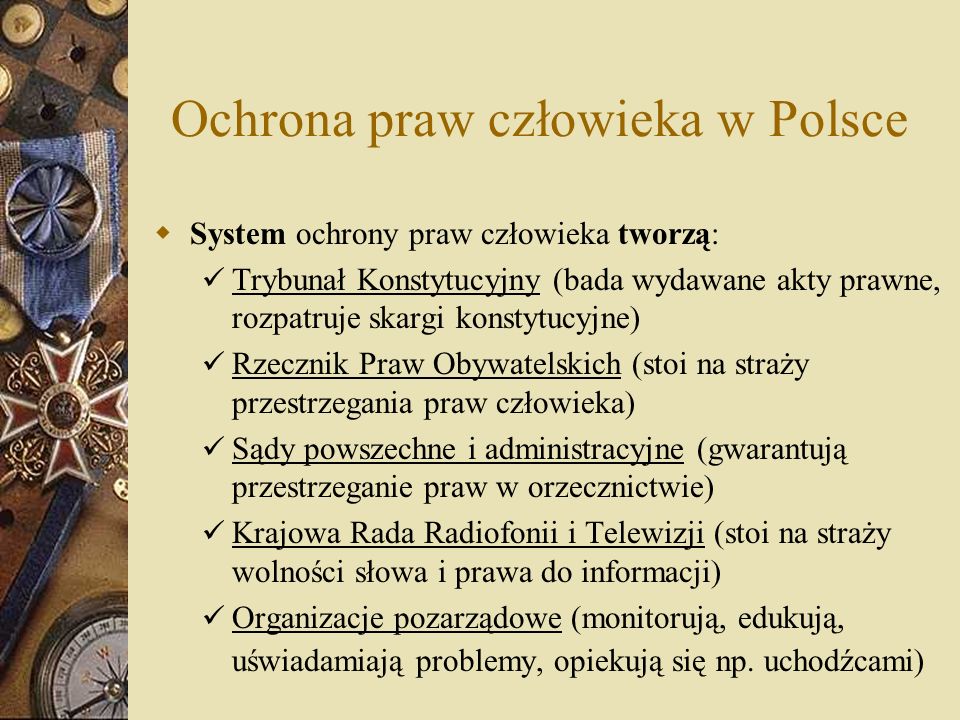 Ochrona praw człowieka w Polsce