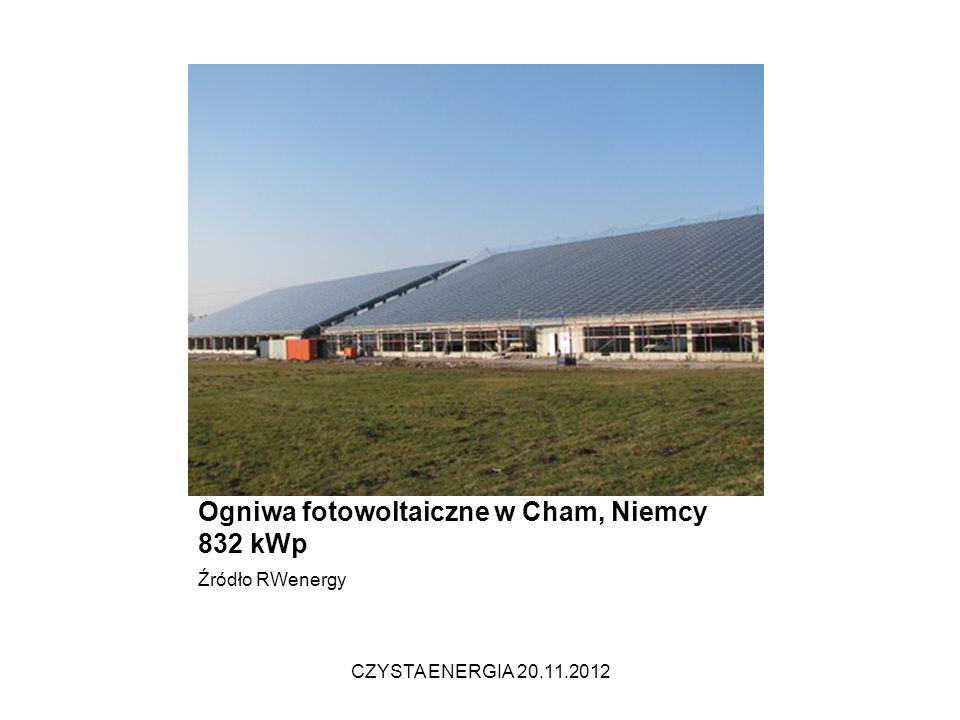 Projekt s:top 832 Chammünster Fertigstellung: Dezember 2009 Ogniwa fotowoltaiczne w Cham, Niemcy 832 kWp