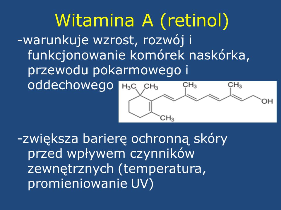 Witamina A (retinol)