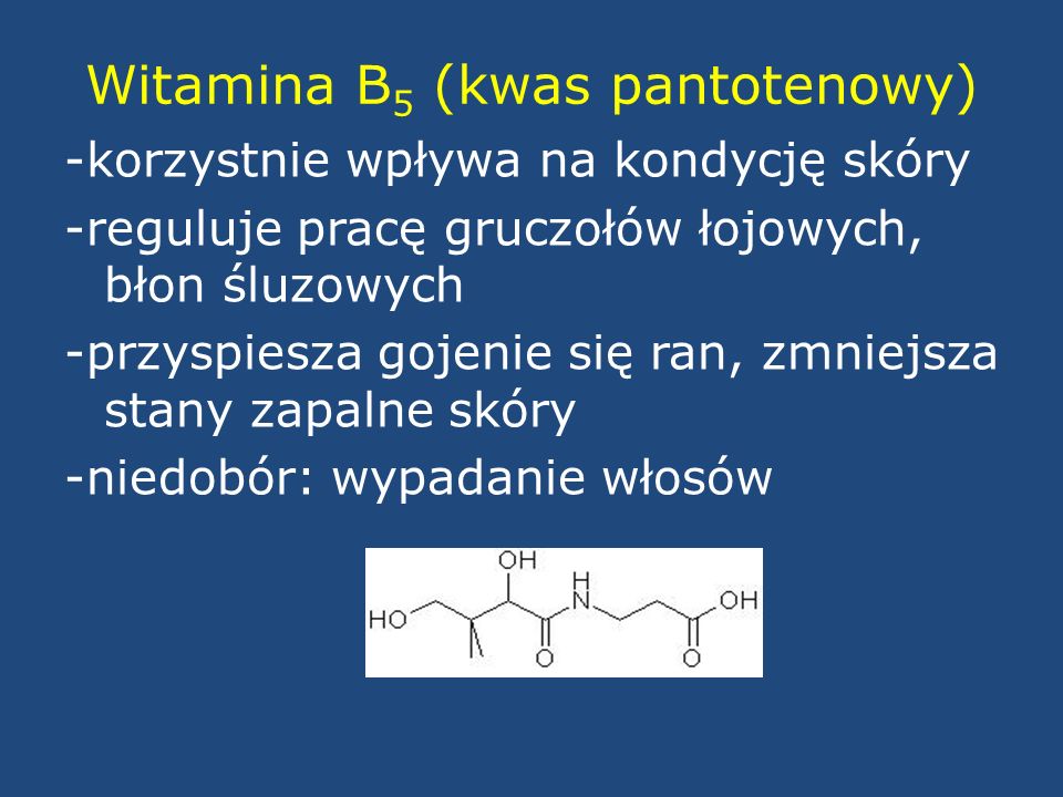 Witamina B5 (kwas pantotenowy)