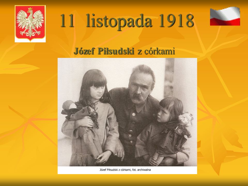Józef Piłsudski z córkami