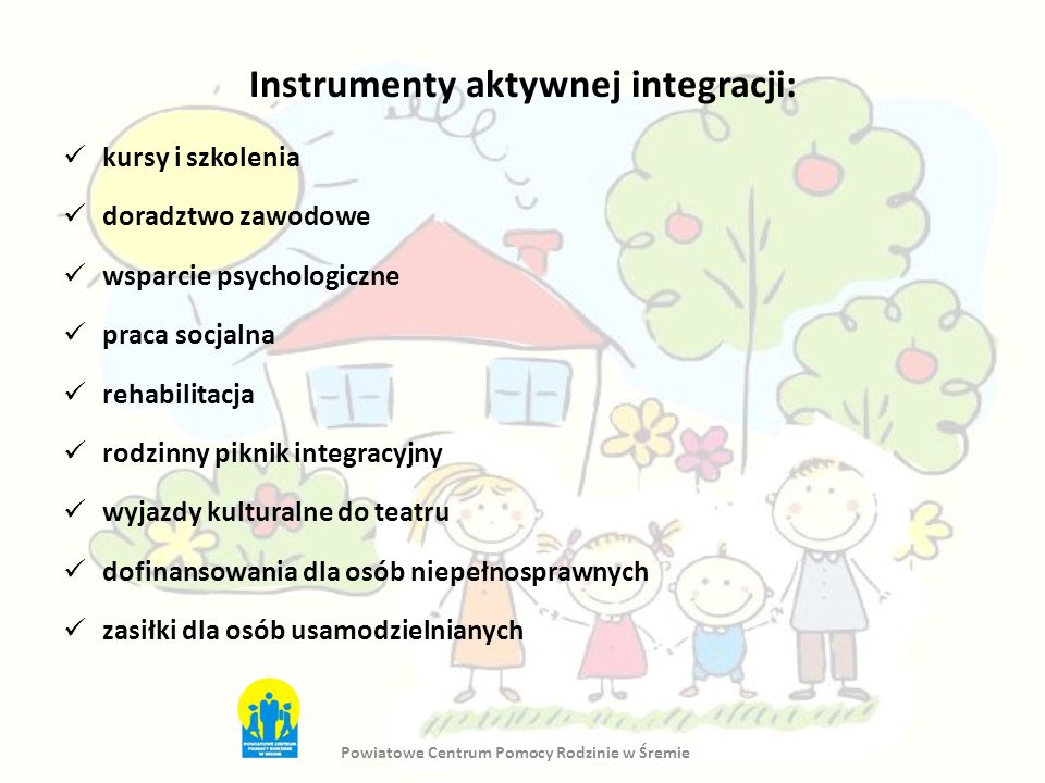 Instrumenty aktywnej integracji: