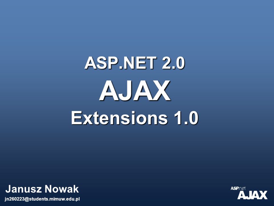 ASP.NET 2.0 AJAX Extensions 1.0