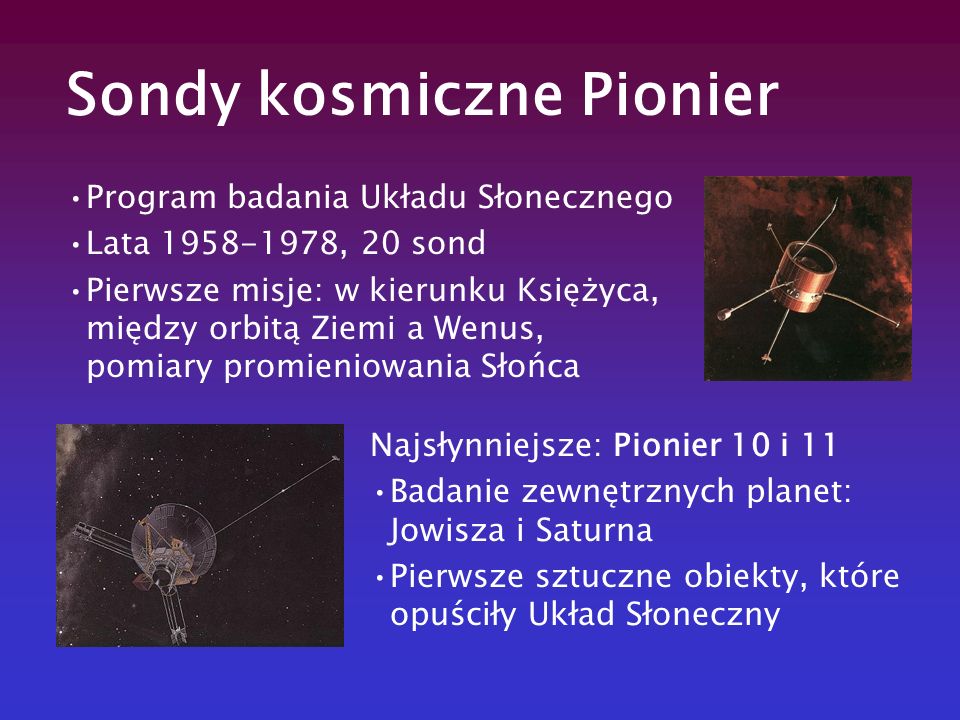 Sondy kosmiczne Pionier