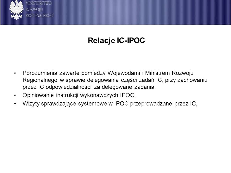 Relacje IC-IPOC