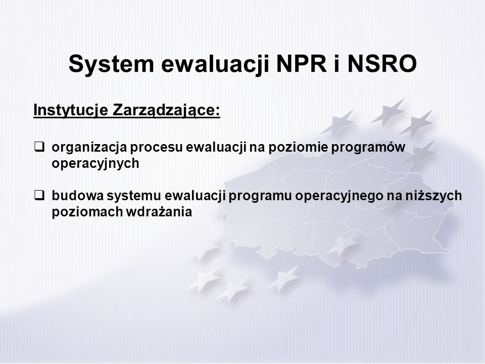 System ewaluacji NPR i NSRO