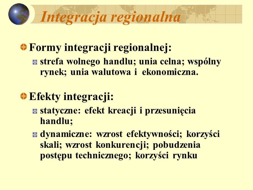 Integracja regionalna