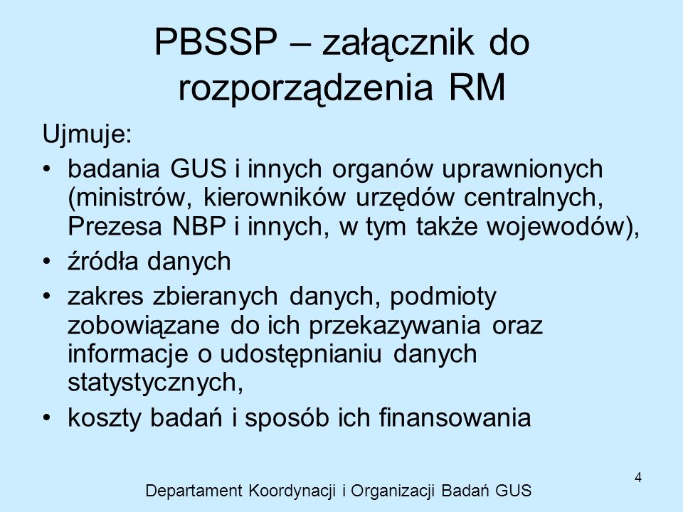 PBSSP – załącznik do rozporządzenia RM